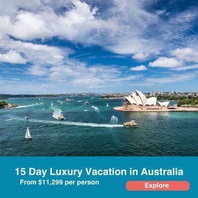 15 Day luxury vacation in Australia.