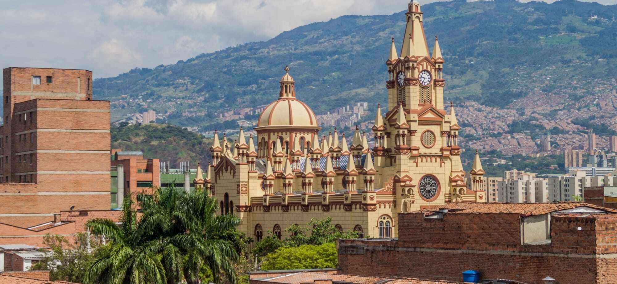 Explore the historic buildings of Medellin