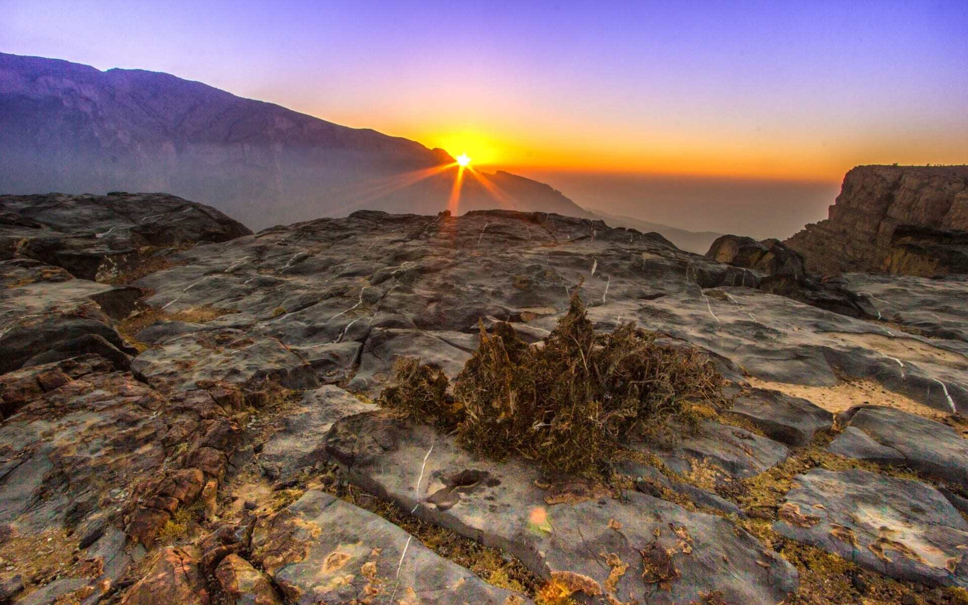 The wonderful views whilst visiting Jabal Shams