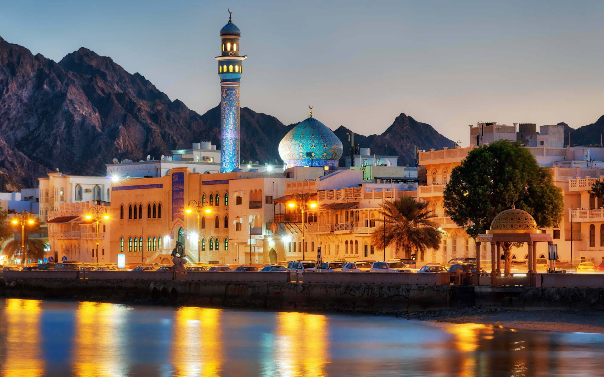 Take in the beautiful temples in Muscat