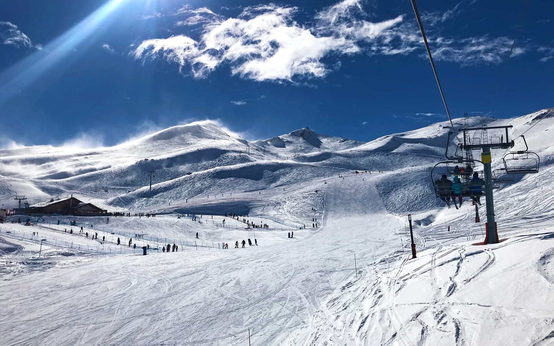 Skiing in Nevados De Chillan chile