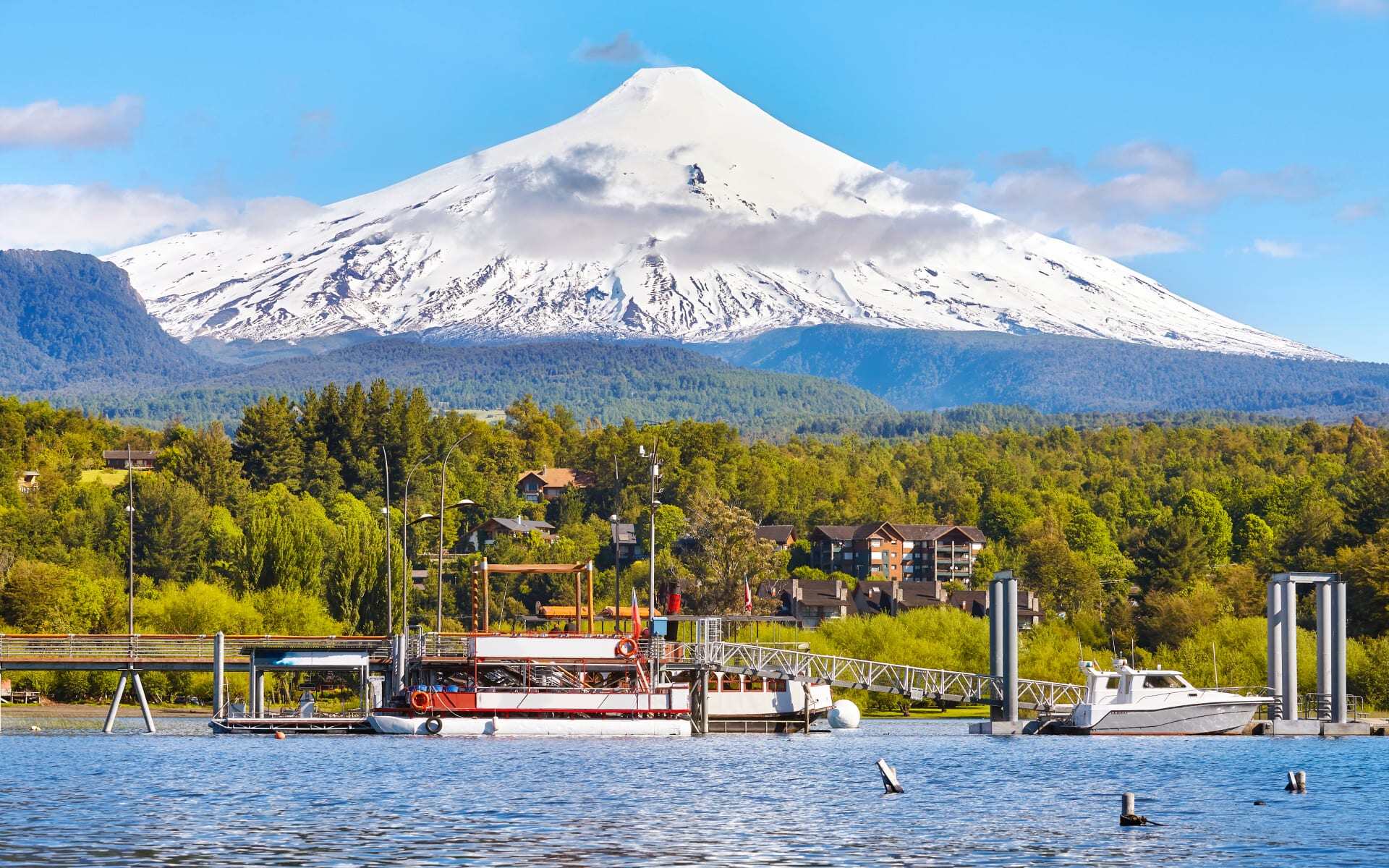 Admire the spectacular views of Villarica Volcano