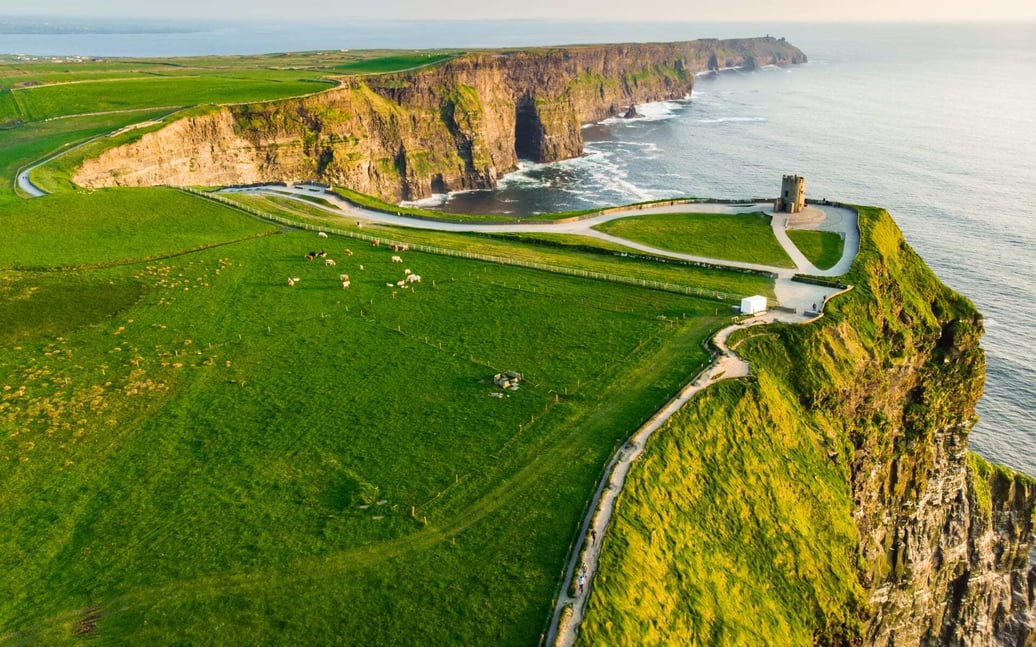 the beautiful Cliffs of Moher