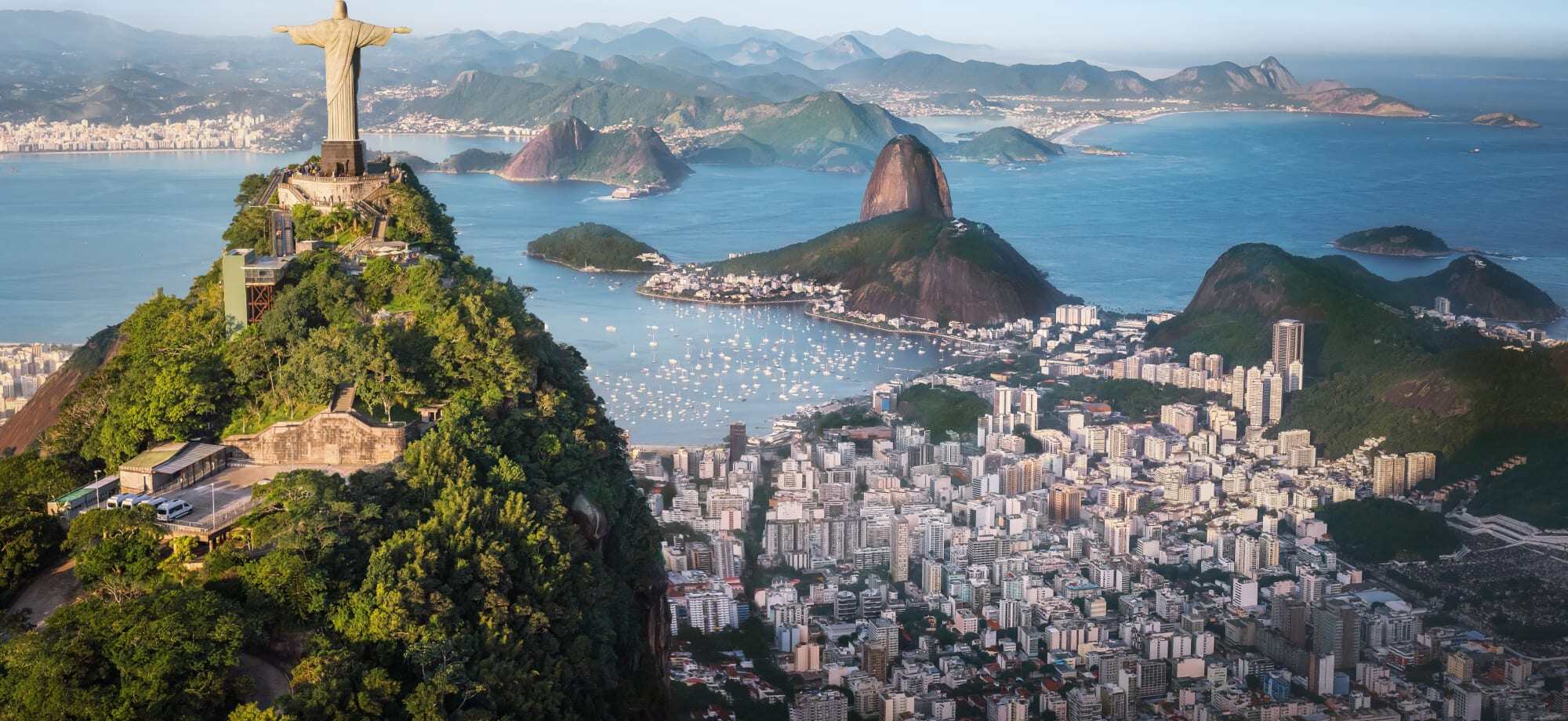 Christ the Redeemer watches over the immaculate city of Rio.