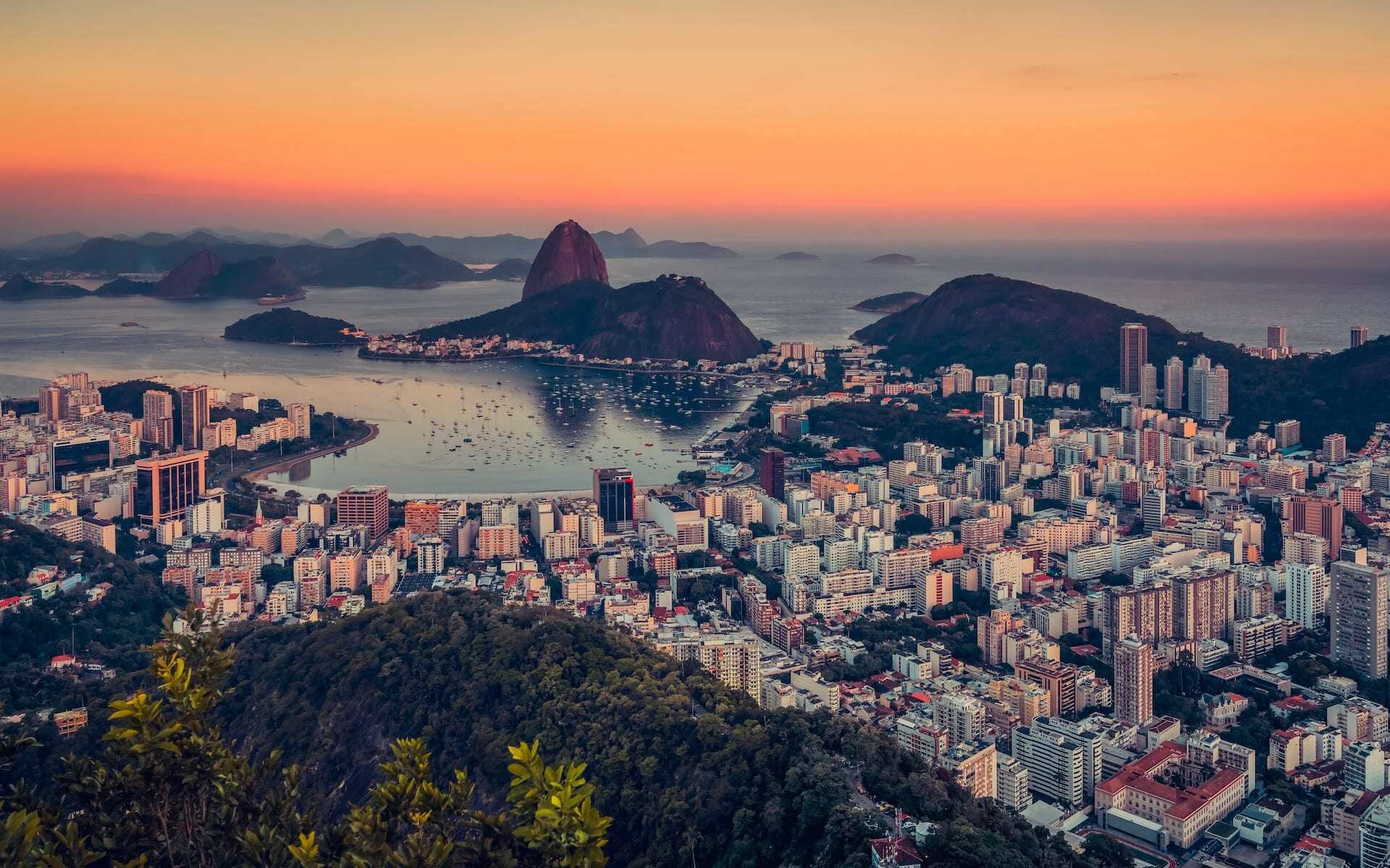 an amazing view of Brazil