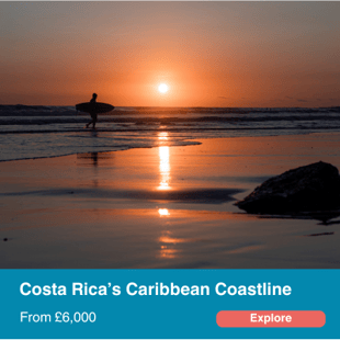 Visit the coastline of Costa Rica.