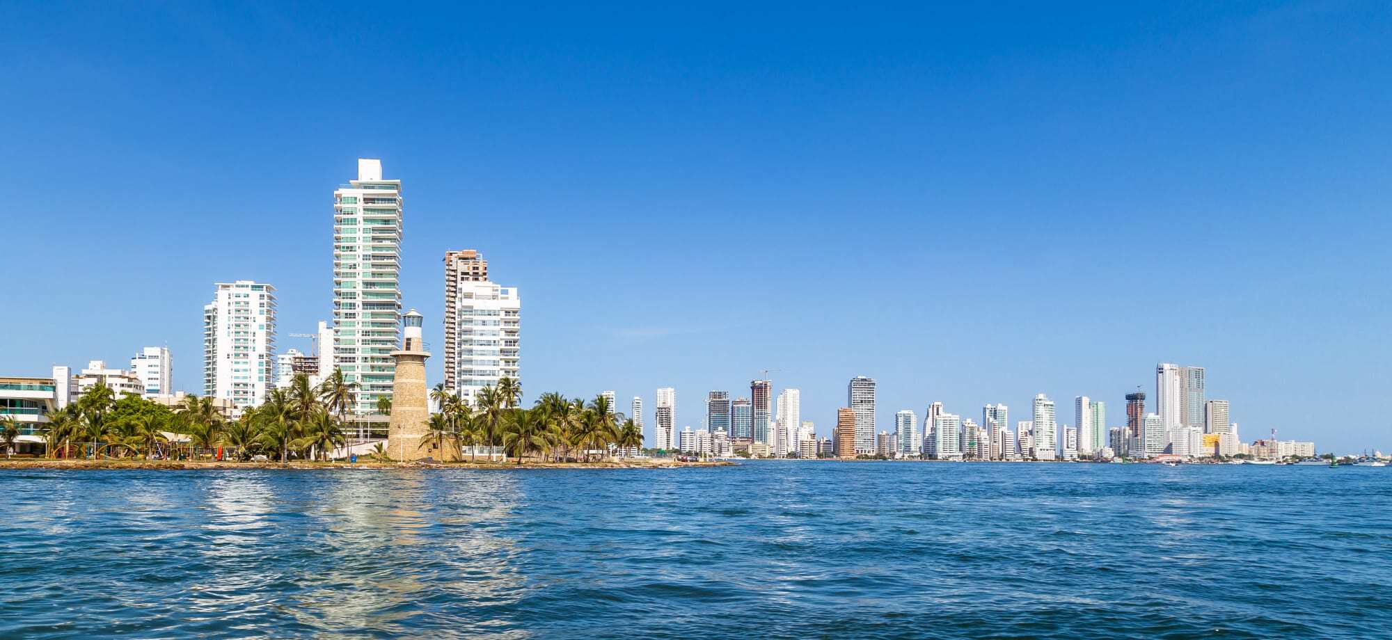 The beautiful Cartagena skyline