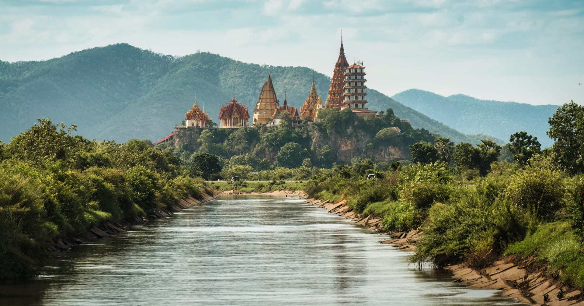 Wat Tham sua , Tiger Cave temple in Thailand.