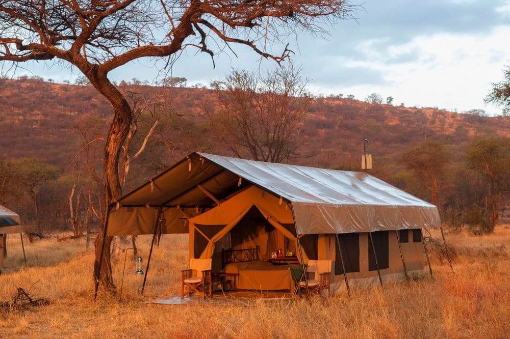 luxury tent at kati kati tented camp, serengeti national park, tanzania