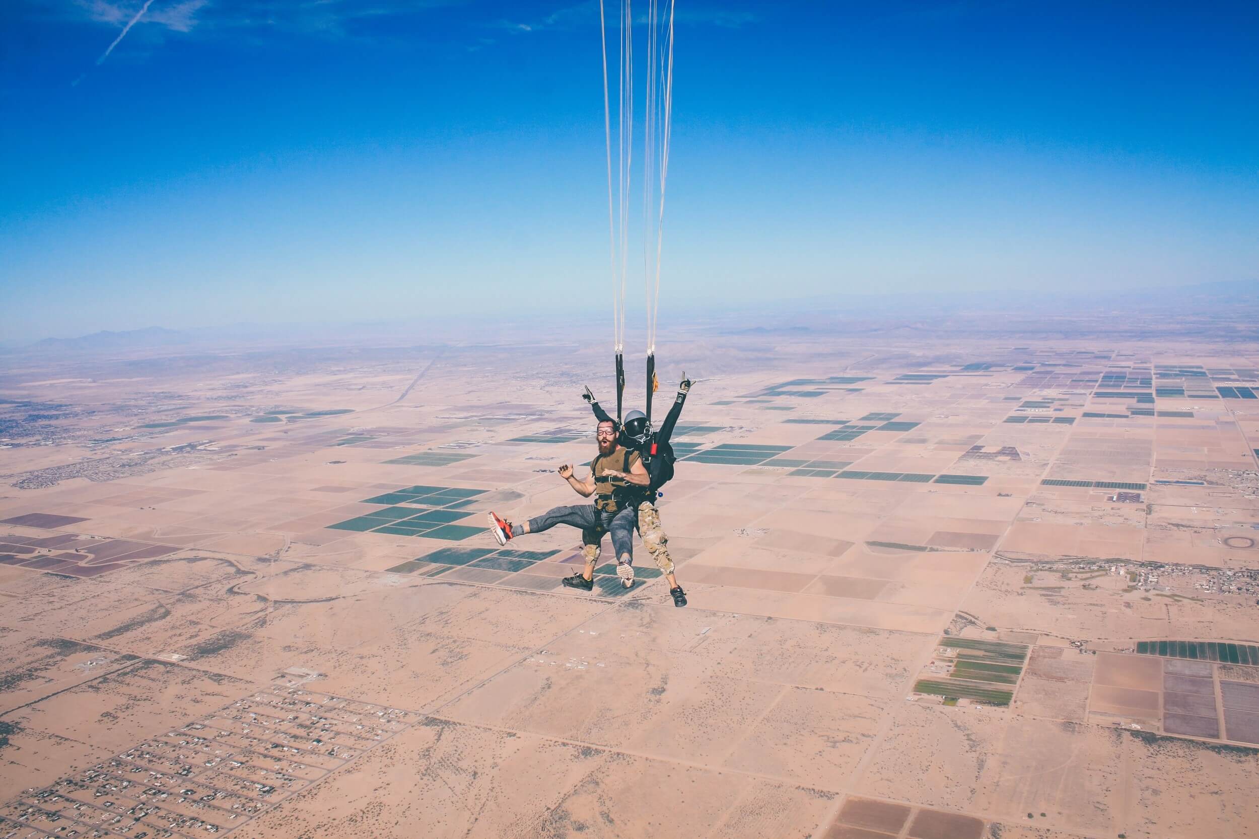 skydiving namibia adrenaline junkies