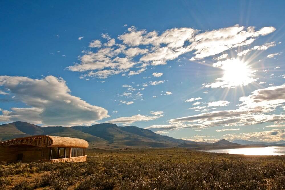 external view of the panoramic views from a room at tierra patagonia